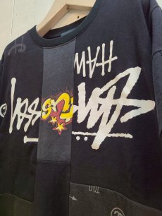 画像2: Takaya Hioki (タカヤヒオキ) OLD STUSSY REMAKE S/S  "REBEL ELEMENTS EXCLUSIVE" (BLK)D (2)