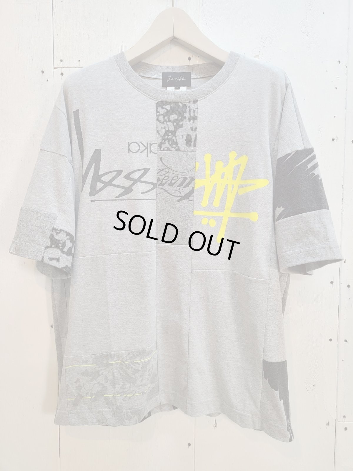 画像1: Takaya Hioki (タカヤヒオキ) OLD STUSSY REMAKE S/S  "REBEL ELEMENTS EXCLUSIVE" (GRY)A (1)