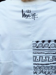 画像7: Takaya Hioki (タカヤヒオキ) OLD STUSSY REMAKE S/S  "REBEL ELEMENTS EXCLUSIVE" (WHT)B (7)