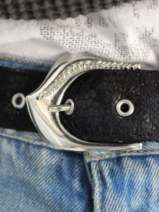 画像6: el conductorH(コンダクター) FLOWER LACE COVERED STUDS BELT PD25SAC02 (6)