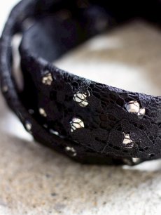 画像4: el conductorH(コンダクター) FLOWER LACE COVERED STUDS BELT PD25SAC02 (4)