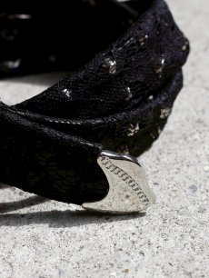 画像3: el conductorH(コンダクター) FLOWER LACE COVERED STUDS BELT PD25SAC02 (3)