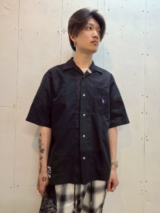 画像5: Takaya Hioki (タカヤヒオキ) POLO REMAKE OPEN COLLAR SHIRT (A) (5)