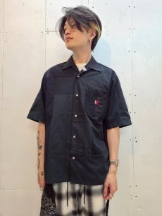 画像6: Takaya Hioki (タカヤヒオキ) POLO REMAKE OPEN COLLAR SHIRT (B) (6)