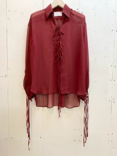 画像1: SUGARHILL(シュガーヒル)  SHEER CORDED SHIRTS 25880504 (1)