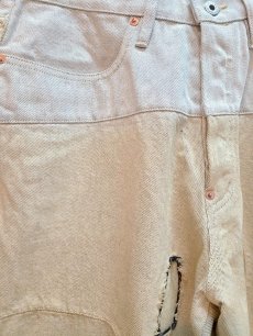 画像2: SUGARHILL(シュガーヒル) STRATUM DENIM PANTS WIDE CUT 2541000404(WHT) (2)