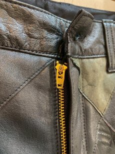 画像3: Children of the discordance(チルドレンオブザディスコーダンス) NY LEATHER PATCHWORK SHORTS COTDNYPT-012 (3)