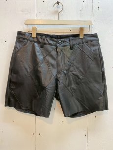 画像1: Children of the discordance(チルドレンオブザディスコーダンス) NY LEATHER PATCHWORK SHORTS COTDNYPT-012 (1)