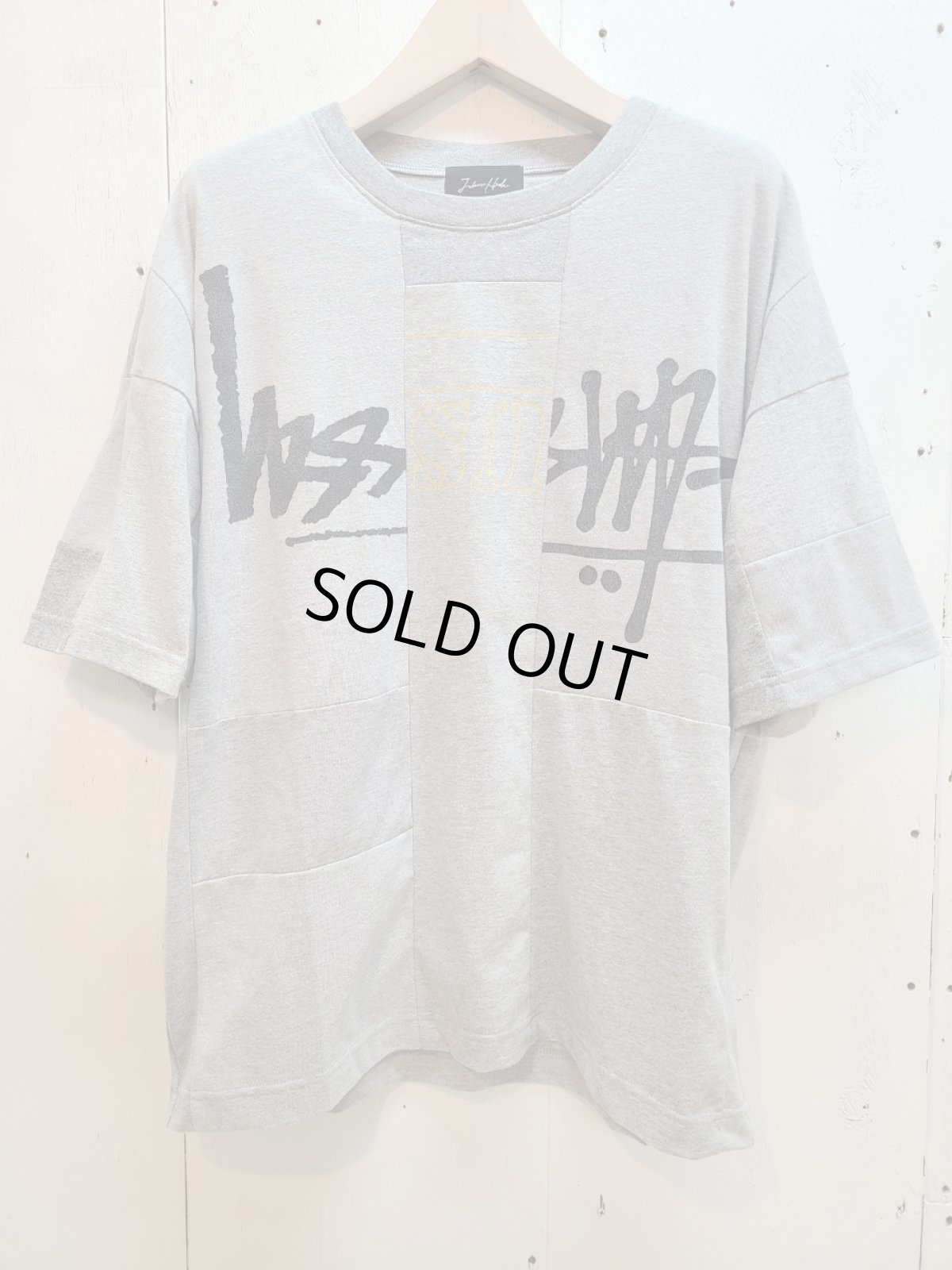 画像1: Takaya Hioki (タカヤヒオキ) OLD STUSSY REMAKE S/S REBEL ELEMENTS EXCLUSIVE"FRONT PRINT"(GRY)A (1)