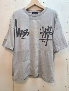 画像1: Takaya Hioki (タカヤヒオキ) OLD STUSSY REMAKE S/S REBEL ELEMENTS EXCLUSIVE"FRONT PRINT"(GRY)A (1)