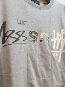 画像2: Takaya Hioki (タカヤヒオキ) OLD STUSSY REMAKE S/S REBEL ELEMENTS EXCLUSIVE"FRONT PRINT"(GRY)D (2)