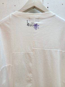 画像3: Takaya Hioki (タカヤヒオキ) OLD STUSSY REMAKE S/S REBEL ELEMENTS EXCLUSIVE"FRONT PRINT"(WHT)A (3)