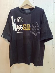 画像1: Takaya Hioki (タカヤヒオキ) OLD STUSSY REMAKE S/S REBEL ELEMENTS EXCLUSIVE"FRONT PRINT"(BLK)C (1)