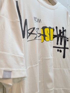 画像2: Takaya Hioki (タカヤヒオキ) OLD STUSSY REMAKE S/S REBEL ELEMENTS EXCLUSIVE"FRONT PRINT"(WHT)B (2)