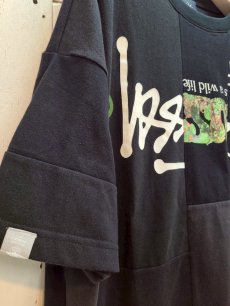画像2: Takaya Hioki (タカヤヒオキ) OLD STUSSY REMAKE S/S REBEL ELEMENTS EXCLUSIVE"FRONT PRINT"(BLK)D (2)