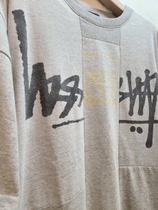 画像2: Takaya Hioki (タカヤヒオキ) OLD STUSSY REMAKE S/S REBEL ELEMENTS EXCLUSIVE"FRONT PRINT"(GRY)A (2)