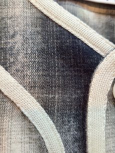 画像3: el conductorH(コンダクター) CHECK FLANNEL BASEBALL SHIRT PD25MS01 (3)