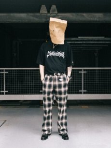 画像7: el conductorH(コンダクター) CHECK FLANNEL FLARE TROUSERS PD25MP01 (7)