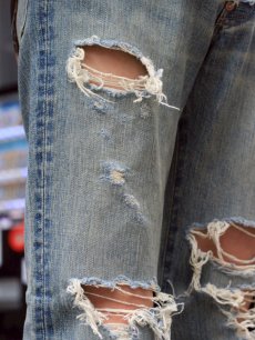 画像14: SUGARHILL(シュガーヒル) DAMAGED MODERN DENIM PANTS FLARED CUT 25880411 (14)