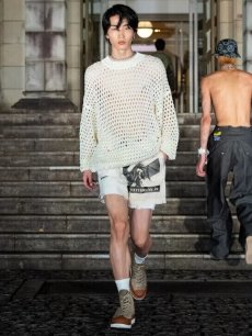 画像8: Children of the discordance(チルドレンオブザディスコーダンス) SOUVENIR BAG PATCHWORK SHORT PANTS DISPT-037 (8)