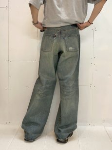 画像9: SUGARHILL(シュガーヒル) DAMAGED MODERN DENIM PANTS WIDE CUT 25880409 (9)