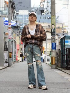 画像11: SUGARHILL(シュガーヒル) DAMAGED MODERN DENIM PANTS FLARED CUT 25880411 (11)