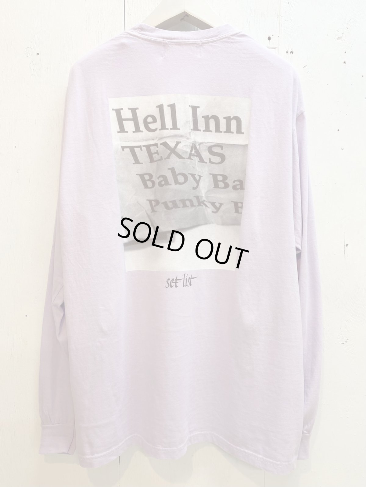 画像1: Azuma.(アズマ) "SETLIST" L/S T-SHIRT 25AH-CS-08(PPL) (1)