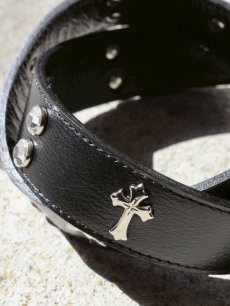 画像3: el conductorH(コンダクター) CROSS STUDS COWBOY BELT PD25AAC02 (3)