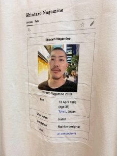 画像2: el conductorH(コンダクター) NAGAMINE WIKI T-SHIRT PD25AC04 (2)