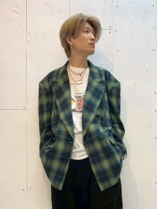 画像8: el conductorH(コンダクター) FLANNEL CHECK COWBOY DOUBLE BREASTED JKT PD25AJ08 (8)