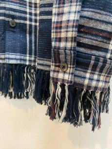 画像3: ★SALE40％0FF★SUGARHILL(シュガーヒル) JAZZ NEP OMBRE PLAID FRINGE BLOUSE 2411300505 (3)
