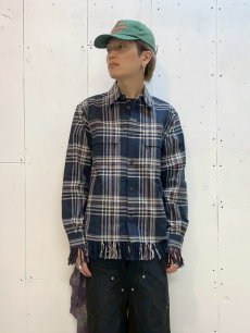 画像7: ★SALE40％0FF★SUGARHILL(シュガーヒル) JAZZ NEP OMBRE PLAID FRINGE BLOUSE 2411300505 (7)