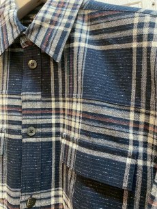 画像2: ★SALE40％0FF★SUGARHILL(シュガーヒル) JAZZ NEP OMBRE PLAID FRINGE BLOUSE 2411300505 (2)