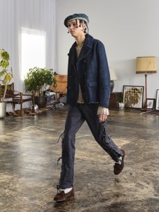 画像8: SUGARHILL(シュガーヒル) SUEDE LEATHER BLOUSON 25330702(NVY) (8)
