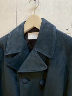 画像2: SUGARHILL(シュガーヒル) SUEDE LEATHER BLOUSON 25330702(NVY) (2)