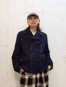 画像6: SUGARHILL(シュガーヒル) SUEDE LEATHER BLOUSON 25330702(NVY) (6)