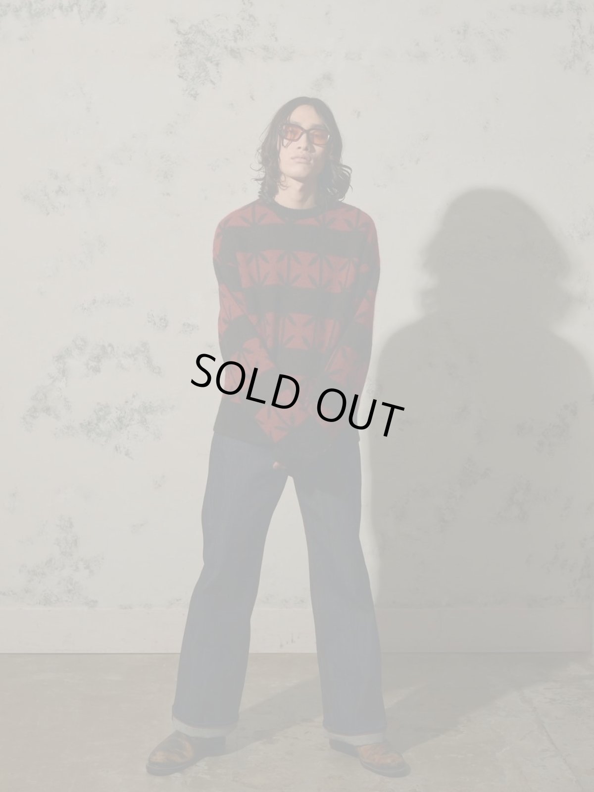 画像7: A PUZZLING HOME(アパズリングホーム) IRONCROSS MOHAIR KNIT 25aw-014 (7)