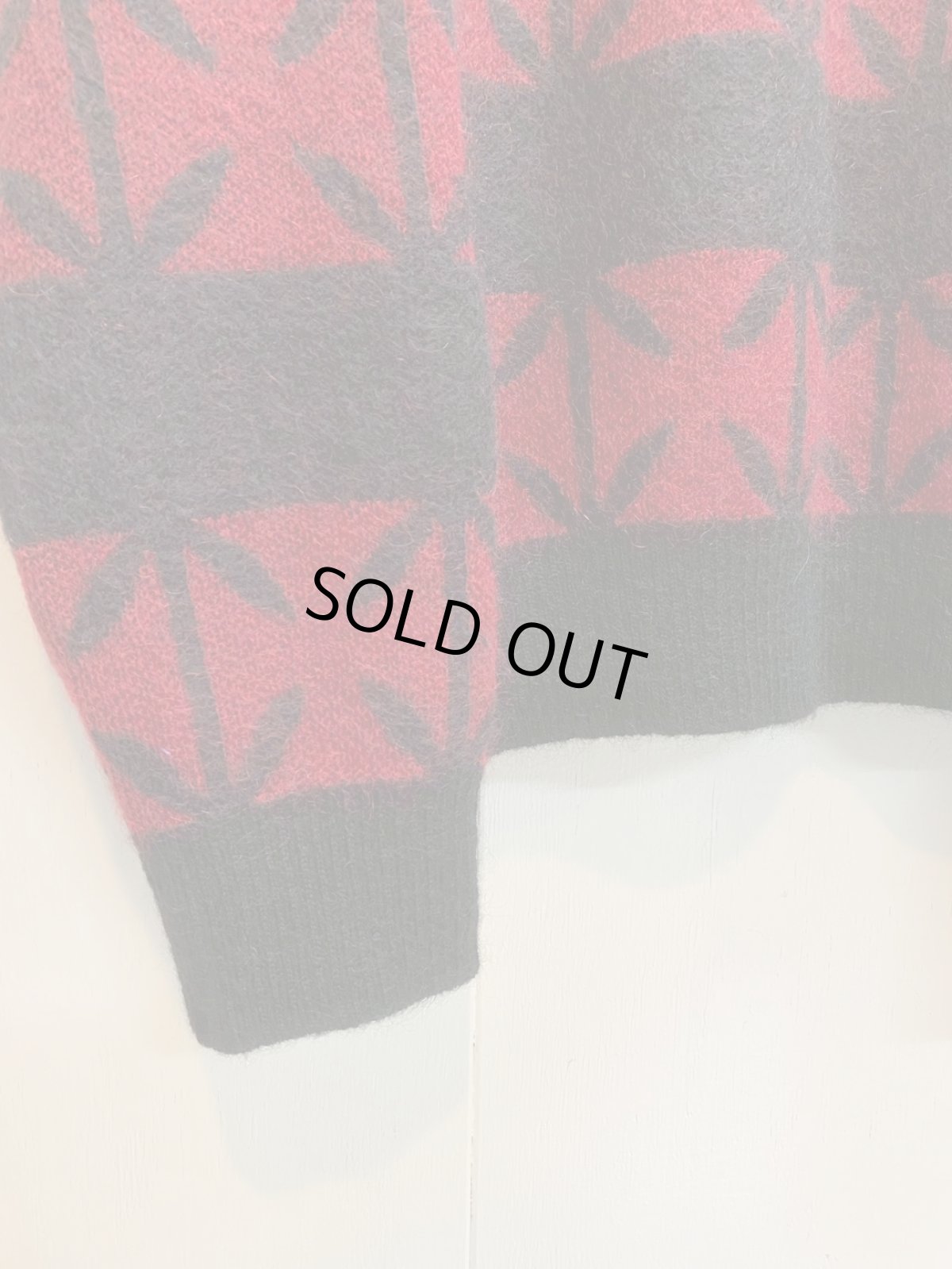 画像3: A PUZZLING HOME(アパズリングホーム) IRONCROSS MOHAIR KNIT 25aw-014 (3)