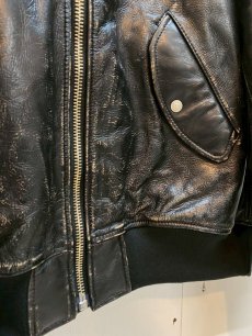 画像4: el conductorH(コンダクター) x blackmeans DISTRESSED LEATHER FLIGHT JKT PD25AJ02 (4)