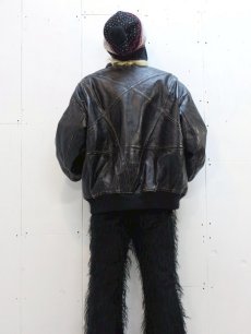画像12: el conductorH(コンダクター) x blackmeans DISTRESSED LEATHER FLIGHT JKT PD25AJ02 (12)