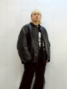 画像9: el conductorH(コンダクター) x blackmeans DISTRESSED LEATHER FLIGHT JKT PD25AJ02 (9)