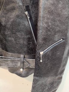 画像2: Azuma.(アズマ) EDGE MOTORCYCLE JACKET 25AH-BL-02 (2)