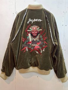 画像2: el conductorH(コンダクター) VELVETEEN YAMA KING EMBROIDERED SOUVENIR JKT PD25AJ07 (2)