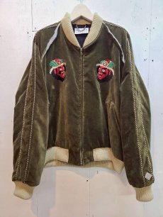 画像1: el conductorH(コンダクター) VELVETEEN YAMA KING EMBROIDERED SOUVENIR JKT PD25AJ07 (1)