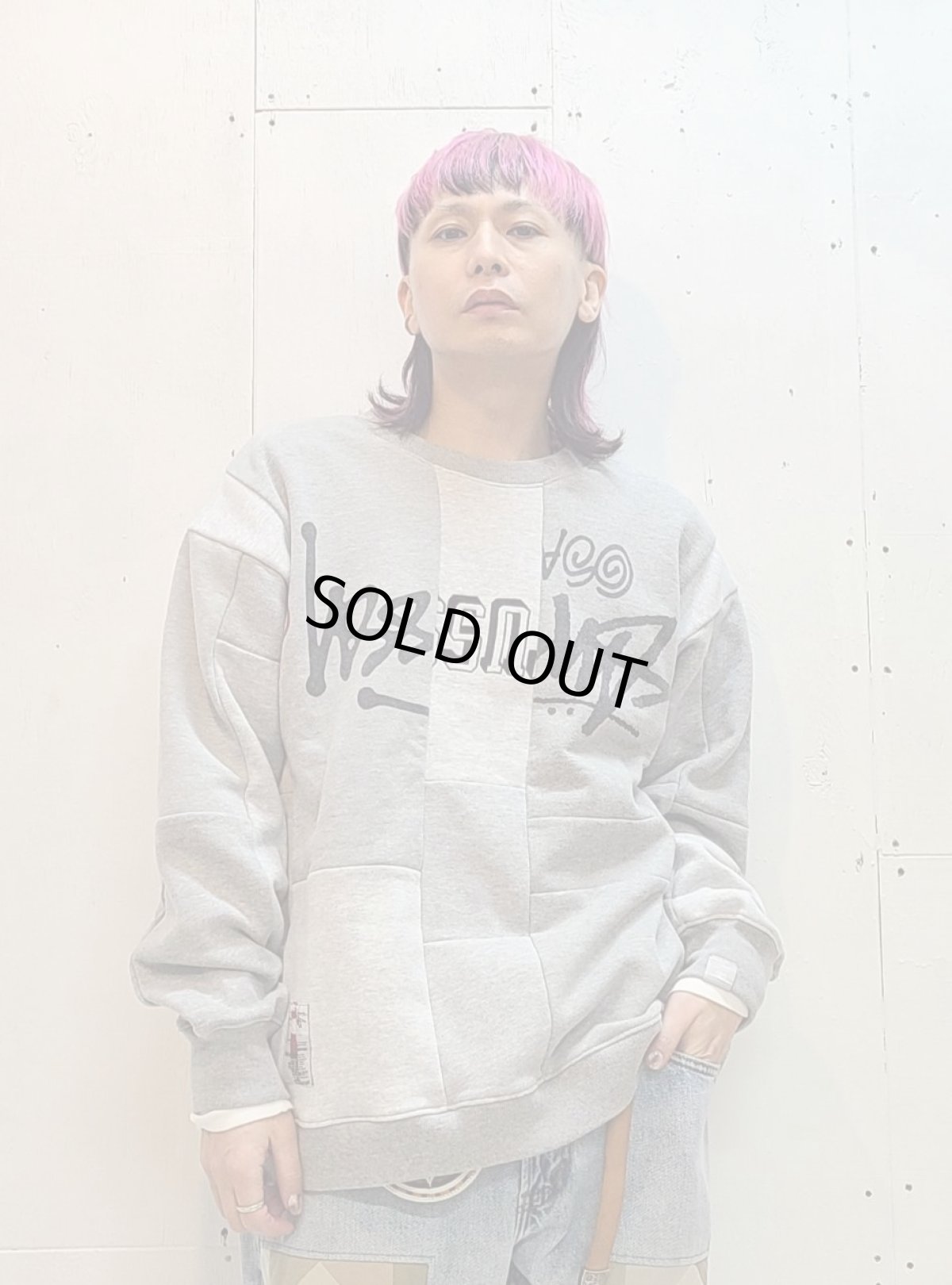 画像6: Takaya Hioki (タカヤヒオキ) OLD STUSSY REMAKE TRAINER "FRONT" REBEL ELEMENTS EXCLUSIVE GRY(A) (6)