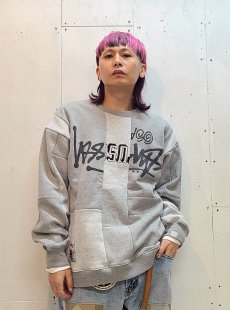 画像6: Takaya Hioki (タカヤヒオキ) OLD STUSSY REMAKE TRAINER "FRONT" REBEL ELEMENTS EXCLUSIVE GRY(A) (6)