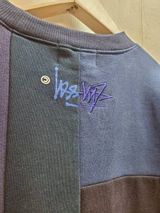 画像5: Takaya Hioki (タカヤヒオキ) OLD STUSSY REMAKE TRAINER "FRONT" REBEL ELEMENTS EXCLUSIVE LIMITED BLUE×NAVY (A) (5)