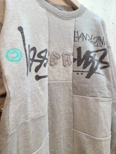 画像2: Takaya Hioki (タカヤヒオキ) OLD STUSSY REMAKE TRAINER "FRONT" REBEL ELEMENTS EXCLUSIVE GRY(B) (2)