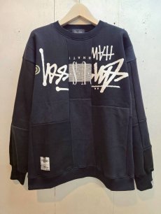 画像1: Takaya Hioki (タカヤヒオキ) OLD STUSSY REMAKE TRAINER "FRONT" REBEL ELEMENTS EXCLUSIVE BLK(B) (1)