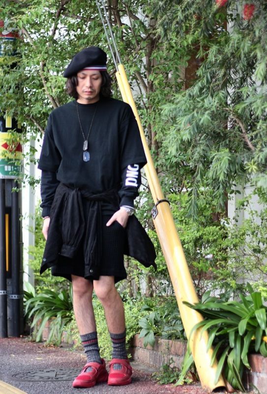 REBEL ELEMENTS別注 KIIT(キート) BIG WAFFULE SHORT PANTS KIC-P83-021(BLK)好評です!